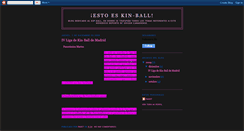 Desktop Screenshot of estoeskinball.blogspot.com