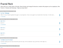 Tablet Screenshot of fractalrock.blogspot.com