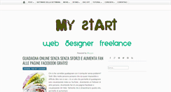 Desktop Screenshot of mystartweb.blogspot.com