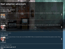 Tablet Screenshot of noeladoptionadventure.blogspot.com
