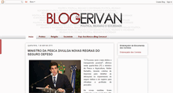 Desktop Screenshot of blogdoerivan.blogspot.com