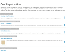 Tablet Screenshot of 1stepatatime-traceys-crafts.blogspot.com