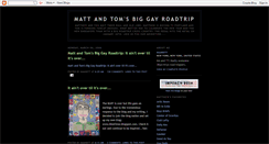 Desktop Screenshot of biggayroadtrip.blogspot.com