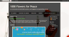 Desktop Screenshot of 1000flowers4peace.blogspot.com
