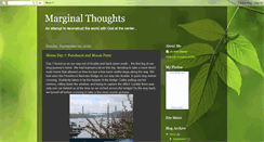 Desktop Screenshot of marginal-thoughts.blogspot.com