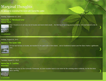 Tablet Screenshot of marginal-thoughts.blogspot.com