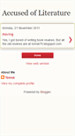 Mobile Screenshot of accusedofliterature.blogspot.com