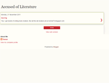 Tablet Screenshot of accusedofliterature.blogspot.com