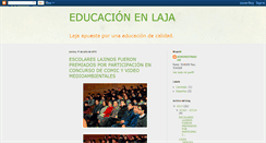 Desktop Screenshot of educacionenlaja.blogspot.com