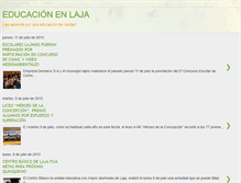 Tablet Screenshot of educacionenlaja.blogspot.com