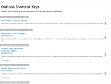 Tablet Screenshot of outlook-shortcut-keys.blogspot.com