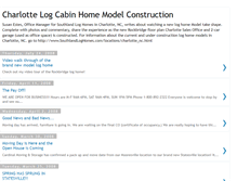 Tablet Screenshot of log-home-construction.blogspot.com