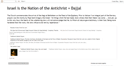 Desktop Screenshot of israelnationantichrist.blogspot.com