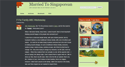 Desktop Screenshot of marriedtosingaporean.blogspot.com