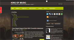 Desktop Screenshot of musicfromking.blogspot.com