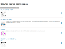 Tablet Screenshot of dibujoscosmicos.blogspot.com
