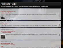 Tablet Screenshot of hurricaneradio.blogspot.com