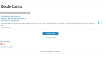 Tablet Screenshot of desdecasita.blogspot.com