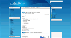 Desktop Screenshot of djalandjalan.blogspot.com
