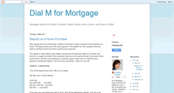 Desktop Screenshot of dialmformortgage.blogspot.com