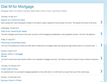 Tablet Screenshot of dialmformortgage.blogspot.com