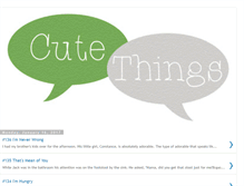 Tablet Screenshot of harringtoncutethings.blogspot.com