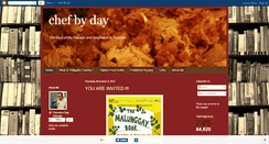 Desktop Screenshot of chef-by-day.blogspot.com