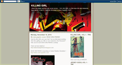 Desktop Screenshot of killinggirl.blogspot.com
