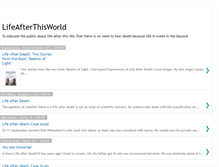 Tablet Screenshot of lifeafterthisworld.blogspot.com
