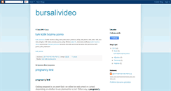 Desktop Screenshot of bursali1video.blogspot.com