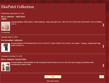 Tablet Screenshot of ekaputricollection.blogspot.com