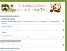 Tablet Screenshot of perreandoenlacocina.blogspot.com