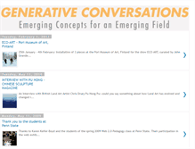 Tablet Screenshot of generativeconversations.blogspot.com