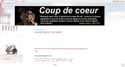 Desktop Screenshot of coupdecoeur.blogspot.com