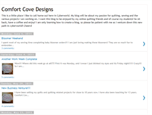 Tablet Screenshot of comfortcovedesigns.blogspot.com