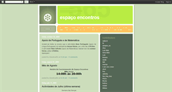 Desktop Screenshot of espaco-encontros.blogspot.com