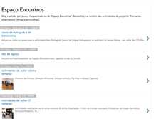 Tablet Screenshot of espaco-encontros.blogspot.com