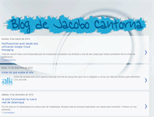 Tablet Screenshot of jacobocantorna.blogspot.com