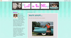 Desktop Screenshot of lostin1950.blogspot.com