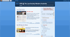 Desktop Screenshot of cpdlswa.blogspot.com