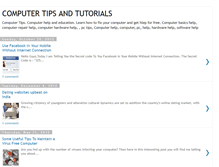 Tablet Screenshot of computertips11.blogspot.com