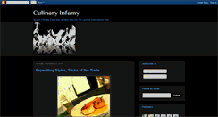 Desktop Screenshot of culinaryinfamy.blogspot.com