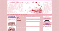 Desktop Screenshot of ladiesbrooch.blogspot.com