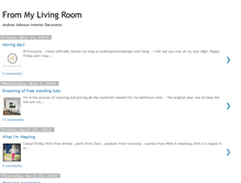 Tablet Screenshot of frommylivingroom.blogspot.com