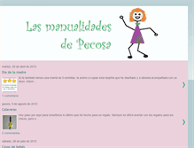 Tablet Screenshot of lasmanualidadesdepecosa.blogspot.com