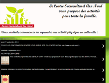 Tablet Screenshot of centresocioculturelaixnord.blogspot.com