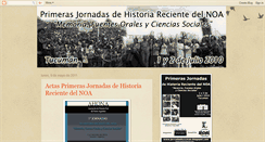 Desktop Screenshot of jornadastucuman.blogspot.com