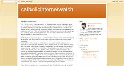 Desktop Screenshot of catholicinternetwatch.blogspot.com
