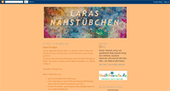 Desktop Screenshot of laras-naehstuebchen.blogspot.com