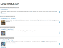 Tablet Screenshot of laras-naehstuebchen.blogspot.com